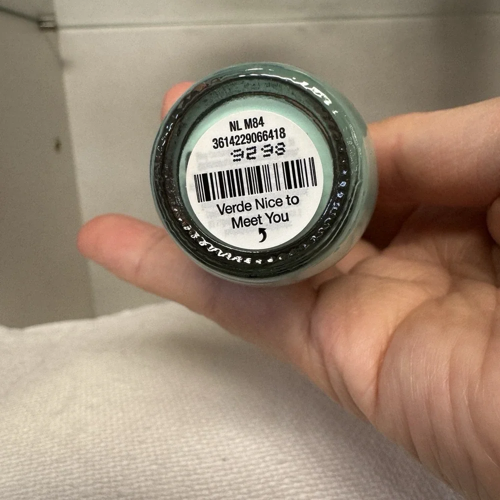 OPI Nail Lacquer Verde Nice to Meet You M84  Polish 0.5 fl oz New Without  Box